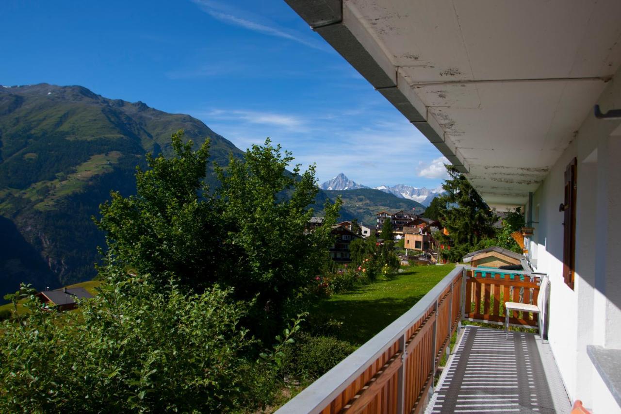 Apartmán Haus Waldheim Grächen Exteriér fotografie