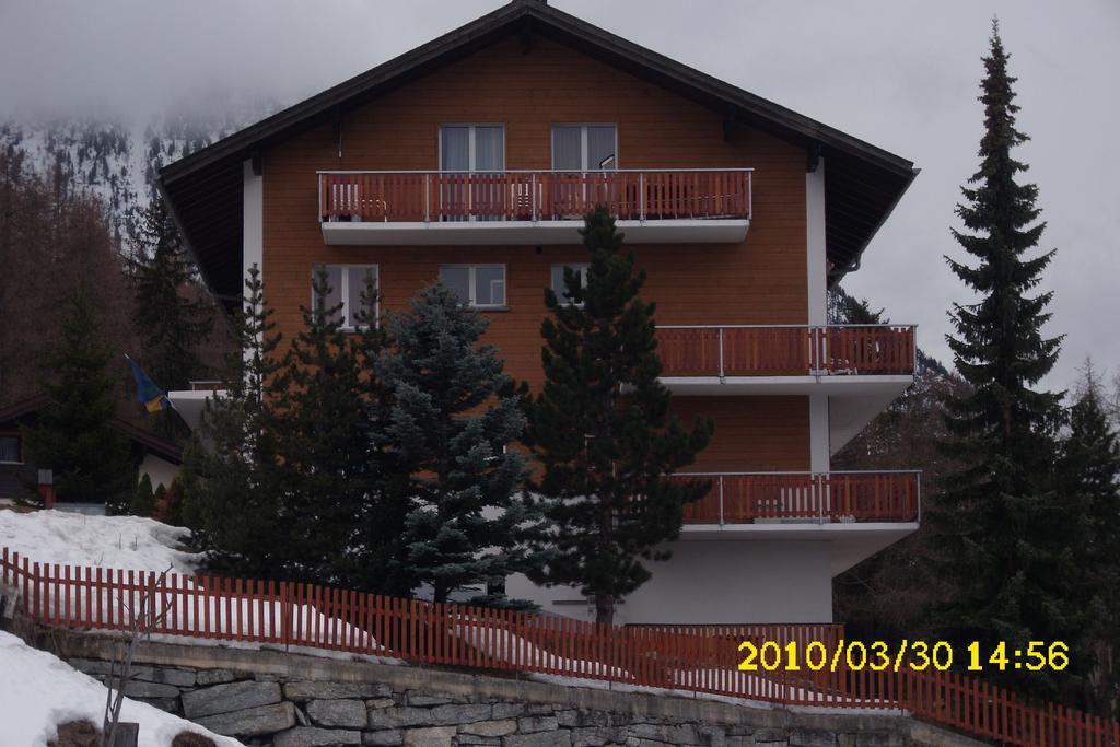Apartmán Haus Waldheim Grächen Exteriér fotografie