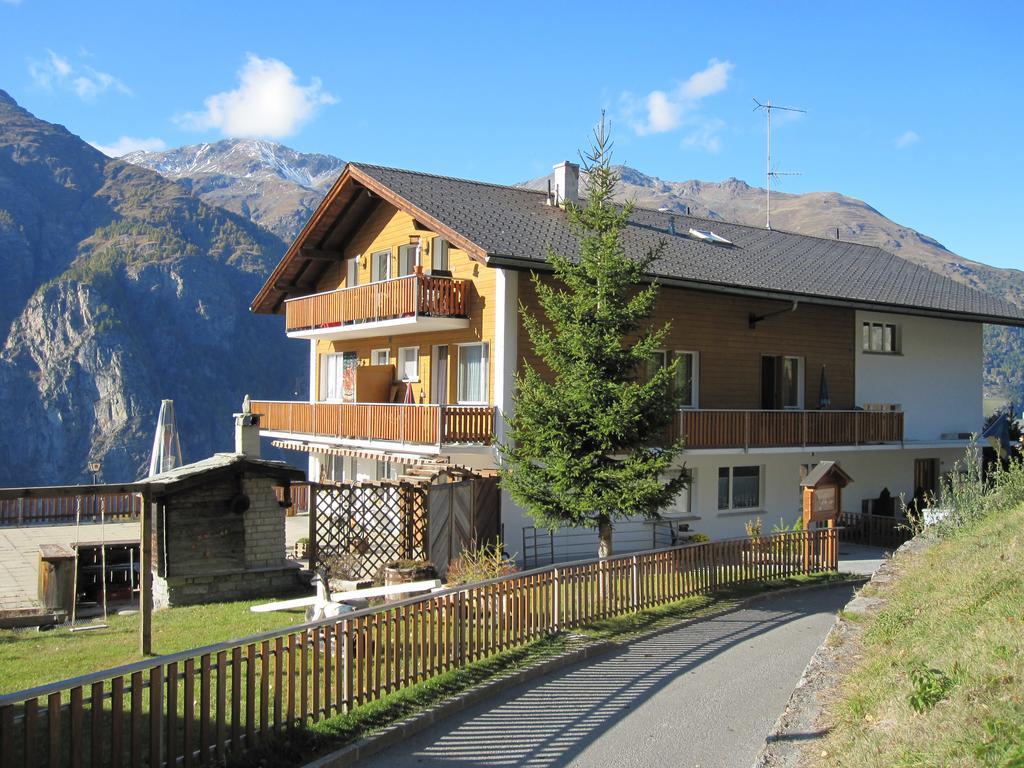 Apartmán Haus Waldheim Grächen Exteriér fotografie
